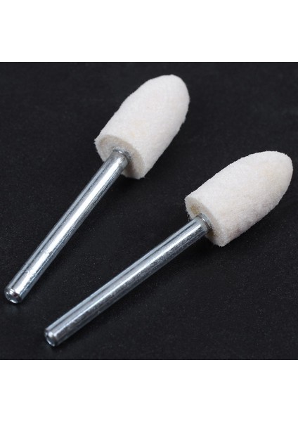 12 Adet Parlatma Parlatma Aracı 25 Adet Set ile 1/8 Inç Keçe Parlatma Parlatma Noktaları Monte Taklit Yün (Yurt Dışından)