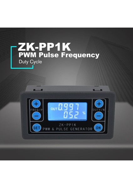 ZK-PP1K Pwm Darbe Frekansı Görev Döngüsü Ayarlanabilir Modül - Siyah (Yurt Dışından)