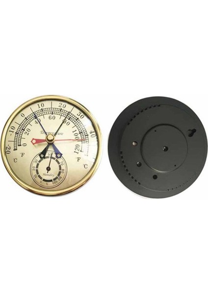 5 Inç Min Max Termometre Higrometre Duvara Montaj Duvar Asmak Analog Kapalı Açık Anti Yağmur Sıcaklık Nem Ölçer (Yurt Dışından)