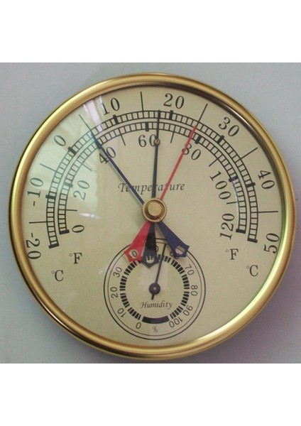 5 Inç Min Max Termometre Higrometre Duvara Montaj Duvar Asmak Analog Kapalı Açık Anti Yağmur Sıcaklık Nem Ölçer (Yurt Dışından) fırsatları