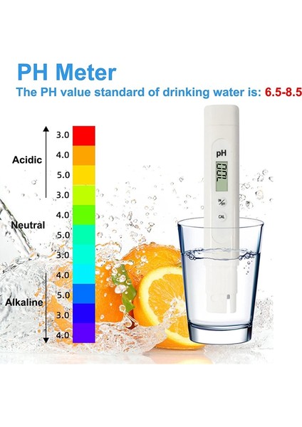 Ph ve Ölçer, 3'ü 1 Arada Ph ve Su Kalitesi Test Cihazı Kombinasyonu, ±0,01 Ph Doğruluğu ve ±%2 Doğruluk Ppm Ölçerler (Yurt Dışından)