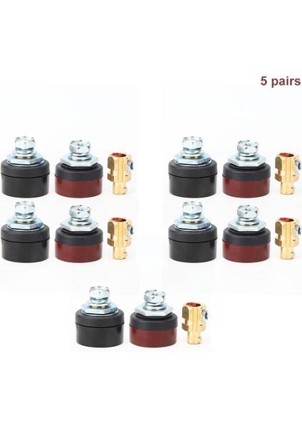 5 Takım Avrupa Yuvarlak Konnektör Kaynak Makinesi Hızlı Bağlantı 10-25MM² Kablo Bağlantı Aksesuarları (Yurt Dışından) indirimleri