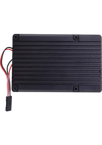 Raspberry Pi 4 Için Çift Soğutma Metal Kabuk Siyah Muhafaza ile Alüminyum Kasa Raspberry Pi 4 Model B Için (Yurt Dışından)