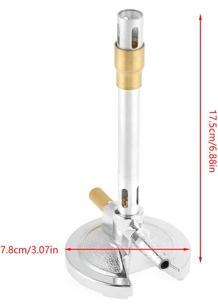 Propan Laboratuar Isıtma Cihazı Için 1 Adet Mikro Bunsen Brülör Gaz Işığı (Yurt Dışından)