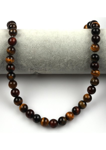 Multi Kaplan Gözü Doğal Taş Dizi 10 mm Küre Kesim fiyatları