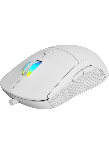 Radiant M1 Rgb Mouse Makrolu 7200 Dpi Oyuncu Mouse Gaming Mouse Örgü Kablo E-Spor Mouse Profesyonel