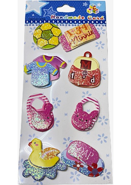 Sticker Seti Iki Katlı Kabartmalı JNA10