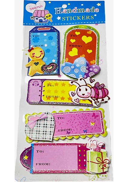 Sticker Seti Iki Katlı Kabartmalı JNA18