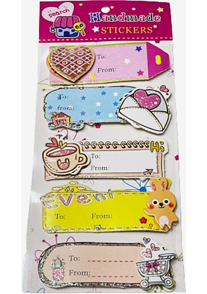 Sticker Seti Iki Katlı Kabartmalı JNA18