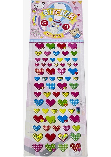 Sticker Seti Kabartmalı Ga