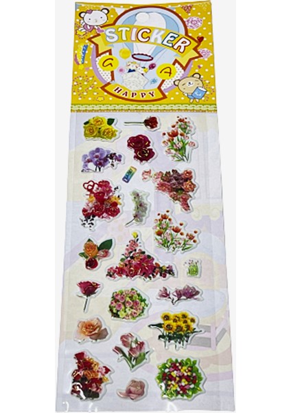 Sticker Seti Kabartmalı Ga