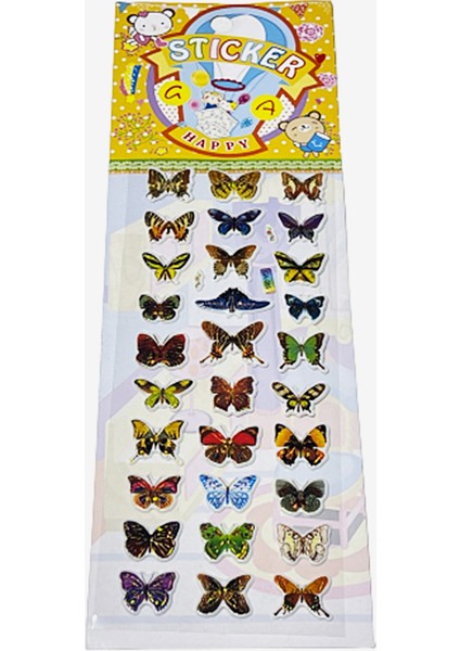 Sticker Seti Kabartmalı Ga