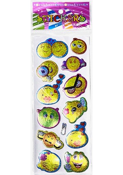 Sticker Seti Kabartmalı Tt