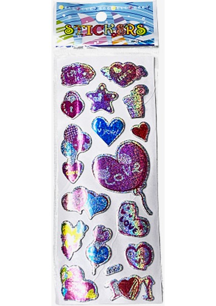 Sticker Seti Kabartmalı Tt