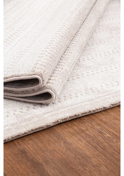 Elmina Beyaz Halı Yumuşak Oturma Odası Salon Çocuk Odası Mutfak Halısı F0324 150 x 230 modelleri