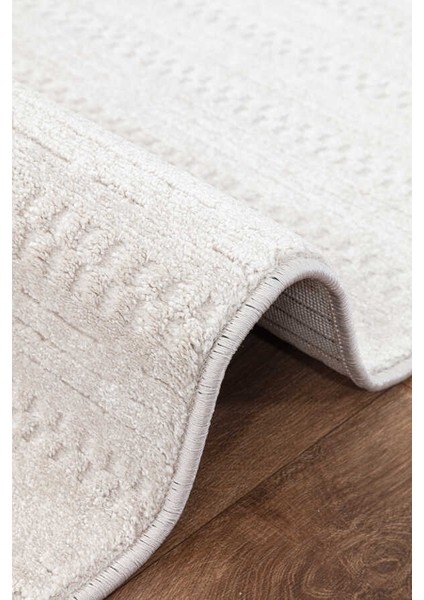 Elmina Beyaz Halı Yumuşak Oturma Odası Salon Çocuk Odası Mutfak Halısı F0324 120 x 180 fırsatları