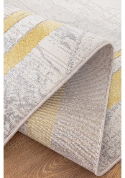 Troya Krem Gold Halı Yumuşak Oturma Odası Salon Çocuk Odası Mutfak Halısı J0067 150 x 230 indirimleri