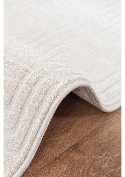 Elmina Beyaz Halı Yumuşak Oturma Odası Salon Çocuk Odası Mutfak Halısı F0332 240 x 330 fırsatları