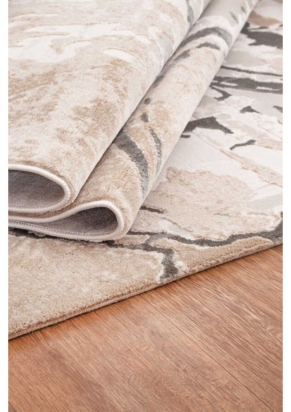 Lynosse Bej Halı Yumuşak Oturma Odası Salon Çocuk Odası Mutfak Halısı P218A 80 x 300 modelleri