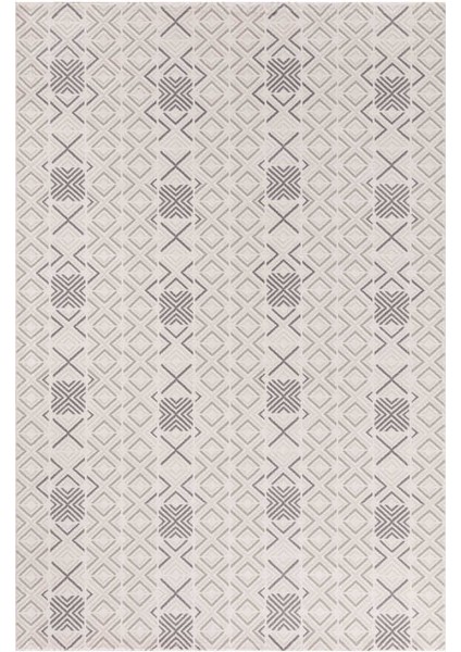 Troya Beyaz Gri Halı Yumuşak Oturma Odası Salon Çocuk Odası Mutfak Halısı J0090 80 x 150 fiyatları