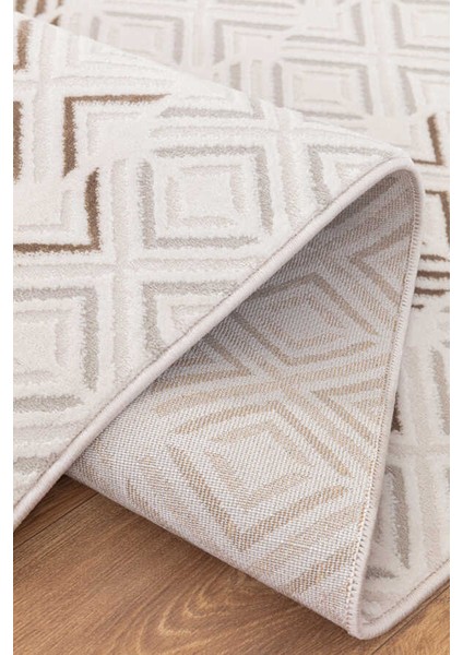 Troya Vizon Beyaz Halı Yumuşak Oturma Odası Salon Çocuk Odası Mutfak Halısı J0090 150 x 230 indirimleri