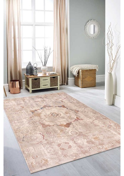 Paradise Bej Multi Halı Yumuşak Oturma Odası Salon Çocuk Odası Mutfak Halısı M031 240 x 330