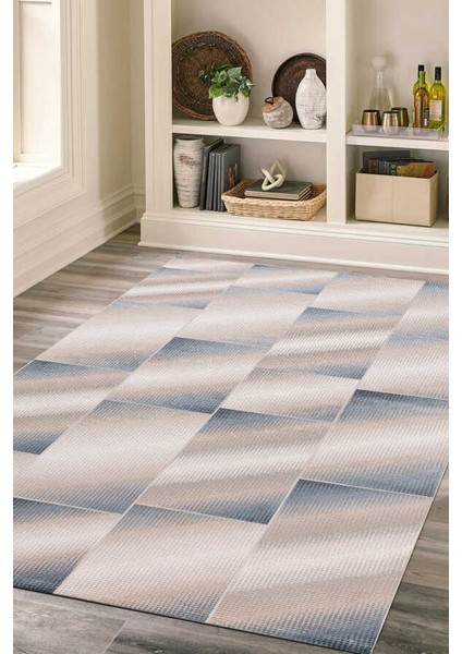 Lynosse Krem Halı Yumuşak Oturma Odası Salon Çocuk Odası Mutfak Halısı P1164 200 x 290
