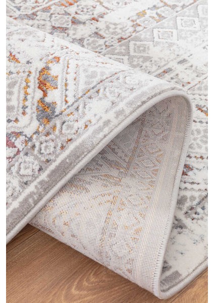 Paradise Gri Multi Halı Yumuşak Oturma Odası Salon Çocuk Odası Mutfak Halısı M053A 80 x 150