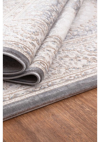 Amasra Açık Gri Halı Yumuşak Oturma Odası Salon Çocuk Odası Mutfak Halısı P1180 150 x 230 modelleri