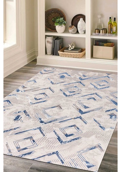 Wilto Açık Mavi Halı Yumuşak Oturma Odası Salon Çocuk Odası Mutfak Halısı PF176 240 x 330