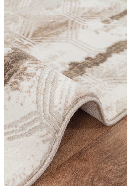 Lynosse Krem Halı Yumuşak Oturma Odası Salon Çocuk Odası Mutfak Halısı P0561 150 x 230 fırsatları