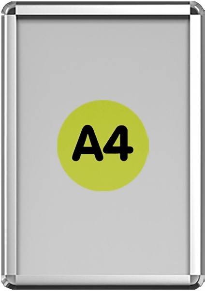 A4 Display Çerçeve Rondo Köşeli 25mm'lik