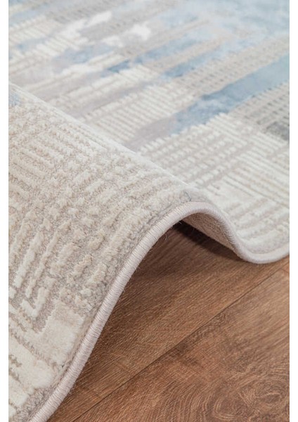 Lynosse Mavi Halı Yumuşak Oturma Odası Salon Çocuk Odası Mutfak Halısı P119A 200 x 290