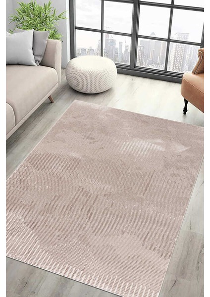 Elmina Açık Bej Halı Yumuşak Oturma Odası Salon Çocuk Odası Mutfak Halısı QP048 150 x 230