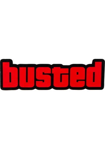 Busted Yazı Kabartmalı Mdftablo (40X15)