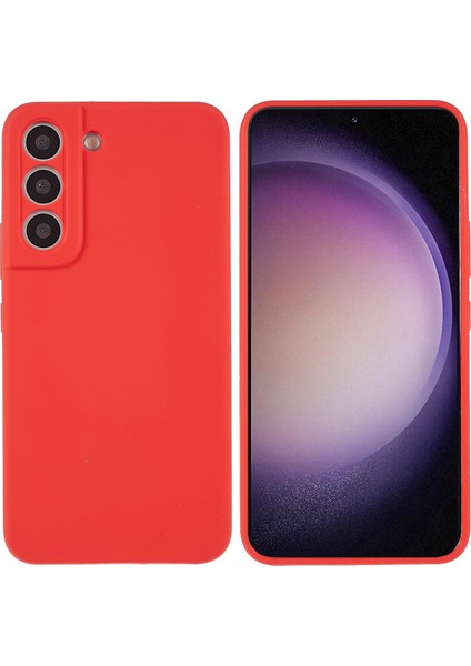 Samsung Galaxy S23+ Silikon Ipeksi Yumuşak Dokunmatik Telefon Kılıfı (Yurt Dışından)