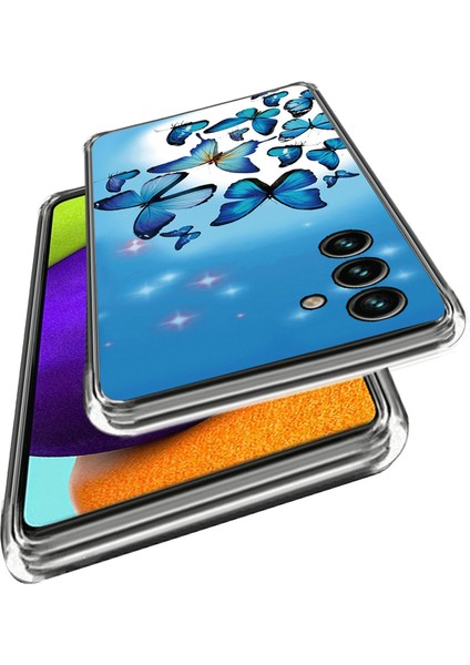 Samsung Galaxy A05S 4g Tpu Imd Desen Baskı Çizelge Karşıtı Kelebekler Telefon Kılıfı (Yurt Dışından) fiyatları