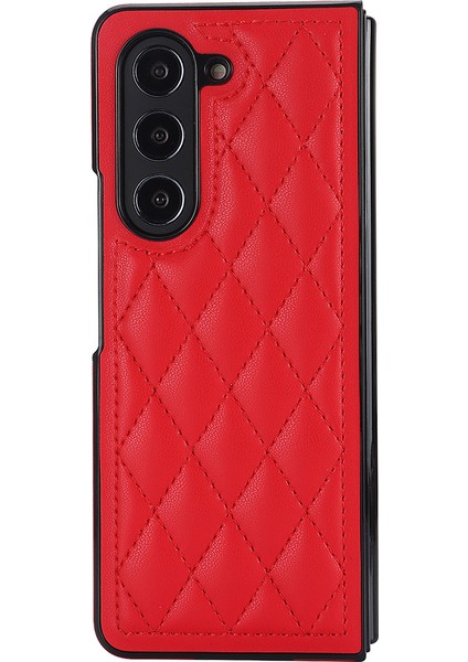 Samsung Galaxy Z Fold5 5g 5g Çizelge Önleme Pu+Pc Telefon Kılıfı (Yurt Dışından)