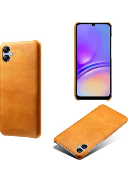 Samsung Galaxy A05 4g Buzağı Dokusu Pu Derisi+Pc Kıç Çizgiye Karşı Yay Telefon Kılıfı (Yurt Dışından)