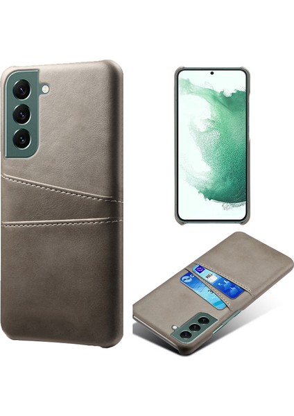 Samsung Galaxy S24 Pu+Sert Pc Koruyucusu Ikili Grey Telefon Kılıfı (Yurt Dışından)