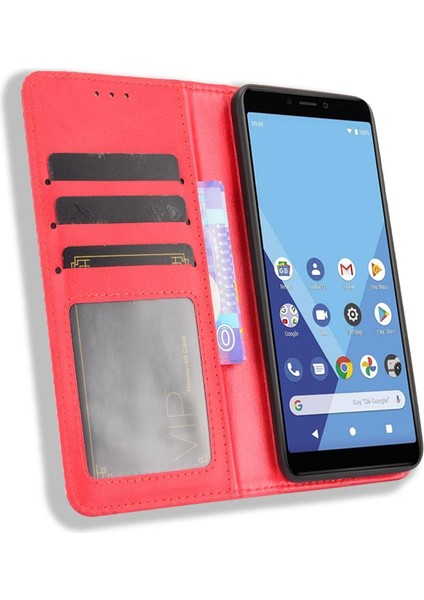 Wiko Y51 Cüzdan Pu Deri Manyetik Kapatma Için Kılıf (Yurt Dışından) modelleri