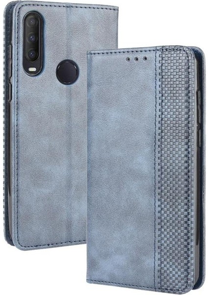 Alcatel 1s 2020/1V 2020 Pu Deri Manyetik Kapatma Cüzdan (Yurt Dışından)