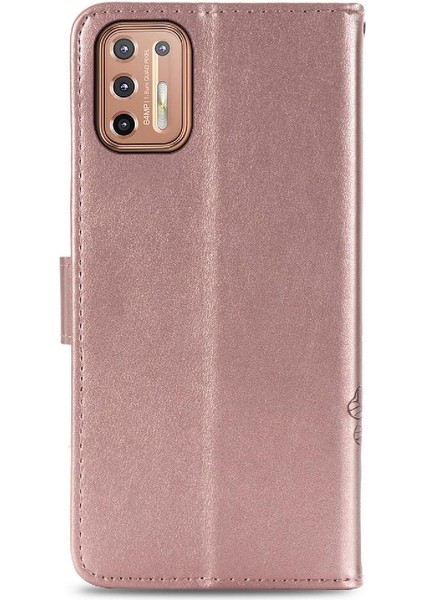 Motorola Moto G9 Artı Dört Yapraklı Yonca Flip Kapak Kılıf (Yurt Dışından) fiyatları