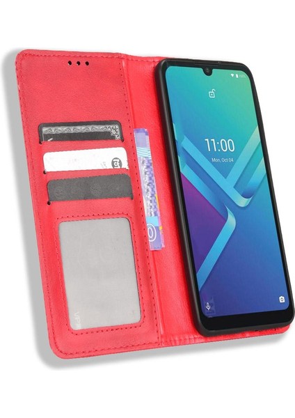 Wiko Y82 Pu Deri Cüzdan Manyetik Kapatma Için Kılıf (Yurt Dışından) modelleri