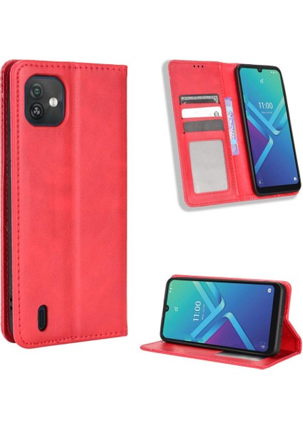Wiko Y82 Pu Deri Cüzdan Manyetik Kapatma Için Kılıf (Yurt Dışından) fırsatları