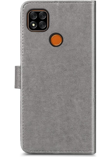 Xiaomi Redmi 9c Için Kılıf Kısa Kayış Kapak Kapak Dört Yapraklı Yonca Zarif (Yurt Dışından)