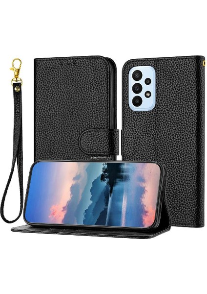 Samsung Galaxy A32 4g Flip Folio Pu Deri Kart Yuvaları Için Telefon Kılıfı (Yurt Dışından)
