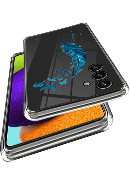 Samsung Galaxy A25 5g Tpu Desen Kırık Telefon Kılıfı (Yurt Dışından)