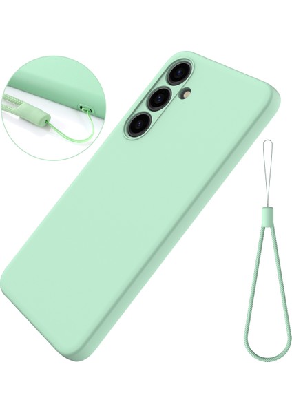 Samsung Galaxy S24 Slim Fit Yumuşak Astar Sıvı Silikon Telefon Kılıfı (Yurt Dışından)