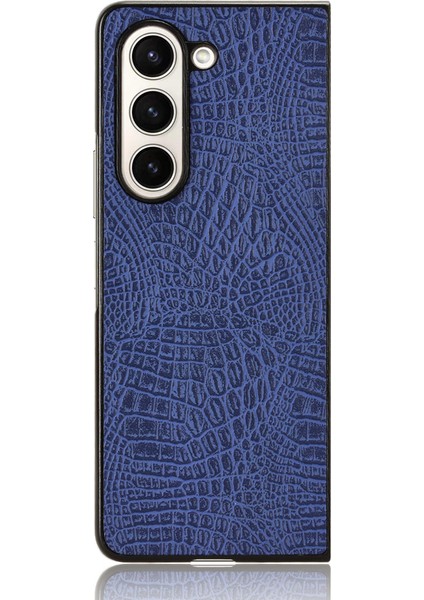 Samsung Galaxy Z Fold5 5g Cep Timsah Doku Pu Derisi+Pc Telefon Kılıfı (Yurt Dışından) fiyatları